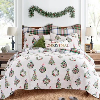 Festive Baubles Euro Sham Set Of 2 - Levtex Home 4 Festive Baubles Euro Sham Set Of 2 - Levtex Home - Image 2
