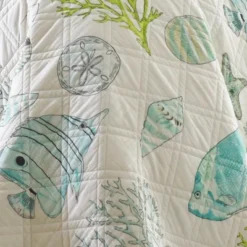 Biscayne Quilt Set - Teal, Green, Aqua - Levtex Home 12 Biscayne Quilt Set - Teal, Green, Aqua - Levtex Home -Levtex Home Shop GUEST d2f7b75a 715c 44b3 afc2 cae641e553d6