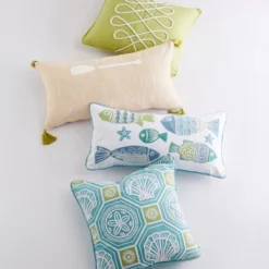 Ocean Springs Embroidered Fish Decorative Pillow - Levtex Home 8 Ocean Springs Embroidered Fish Decorative Pillow - Levtex Home -Levtex Home Shop GUEST d64809c8 f0ed 4b2c 831d 2660ce68053a