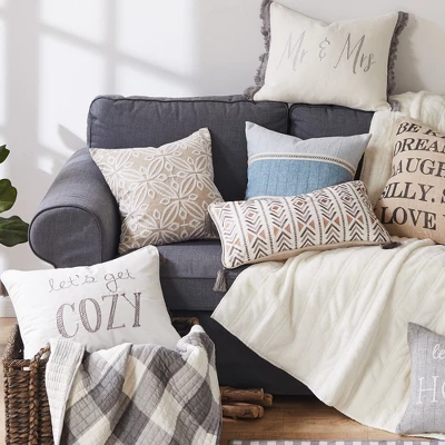 Lillian Chenille Pieced Decorative Pillow - Levtex Home 5 Lillian Chenille Pieced Decorative Pillow - Levtex Home - Image 3