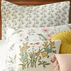 Viviana Floral Quilted Euro Sham - 2pk - Levtex Home 9 Viviana Floral Quilted Euro Sham - 2pk - Levtex Home -Levtex Home Shop GUEST d9df2df4 3a22 48d3 a8a3 2ca1322a9a49