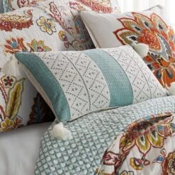 Eden Teal Decorative Pillow - Levtex Home