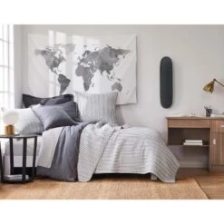 Gray Sateen Twin 3pc Sheet Set - Levtex Home -Levtex Home Shop GUEST dc53a7ac 7083 41b1 8360 a646f7f67e1b