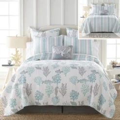 Cape Coral Quilt And Pillow Sham Set - Levtex Home 17 Cape Coral Quilt And Pillow Sham Set - Levtex Home -Levtex Home Shop GUEST ddc1c477 7e3f 4844 913a 9b8ccb67d795