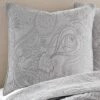 Perla Grey Paisley Quilted Euro Sham - 2pk - Levtex Home 1 Perla Grey Paisley Quilted Euro Sham - 2pk - Levtex Home -Levtex Home Shop GUEST e0b99b36 8282 4bcf bdd9 eb83e3c9bd36