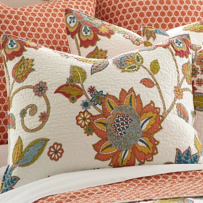 Clementine Quilt And Pillow Sham Set - Levtex Home 4 Clementine Quilt And Pillow Sham Set - Levtex Home - Image 2