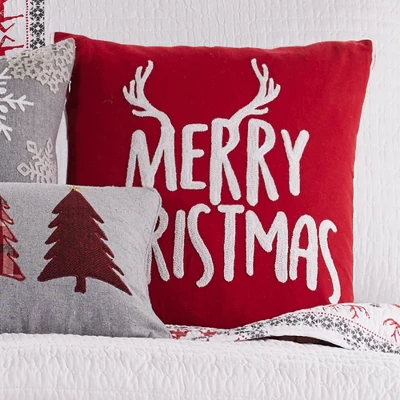 Rudolph Holiday Decorative Pillow Red - Levtex Home 4 Rudolph Holiday Decorative Pillow Red - Levtex Home - Image 2