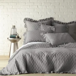 Grey Stonewashed Euro Sham Set Of 2 - Grey - Levtex Home 5 Grey Stonewashed Euro Sham Set Of 2 - Grey - Levtex Home -Levtex Home Shop GUEST ec045651 4e96 423e a5e6 78d8e7f83a80