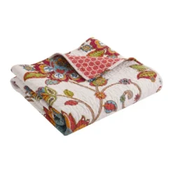 Clementine Floral Quilted Throw - Levtex Home -Levtex Home Shop GUEST f114ffeb c6f3 40c0 8e79 9b62c5cc3d9b