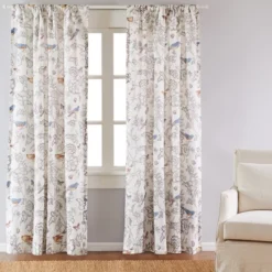 Mockingbird Toile Lined Curtain Panel With Rod Pocket - Levtex Home 7 Mockingbird Toile Lined Curtain Panel With Rod Pocket - Levtex Home -Levtex Home Shop GUEST fc582251 98e7 48e4 8f01 c27673485c28