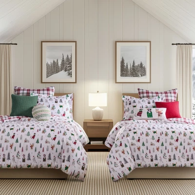 Meowy Christmas Comforter Set - Levtex Home 4 Meowy Christmas Comforter Set - Levtex Home - Image 2